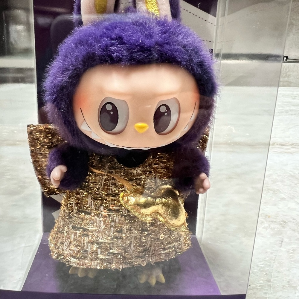 Labubu Purple and Gold Toy